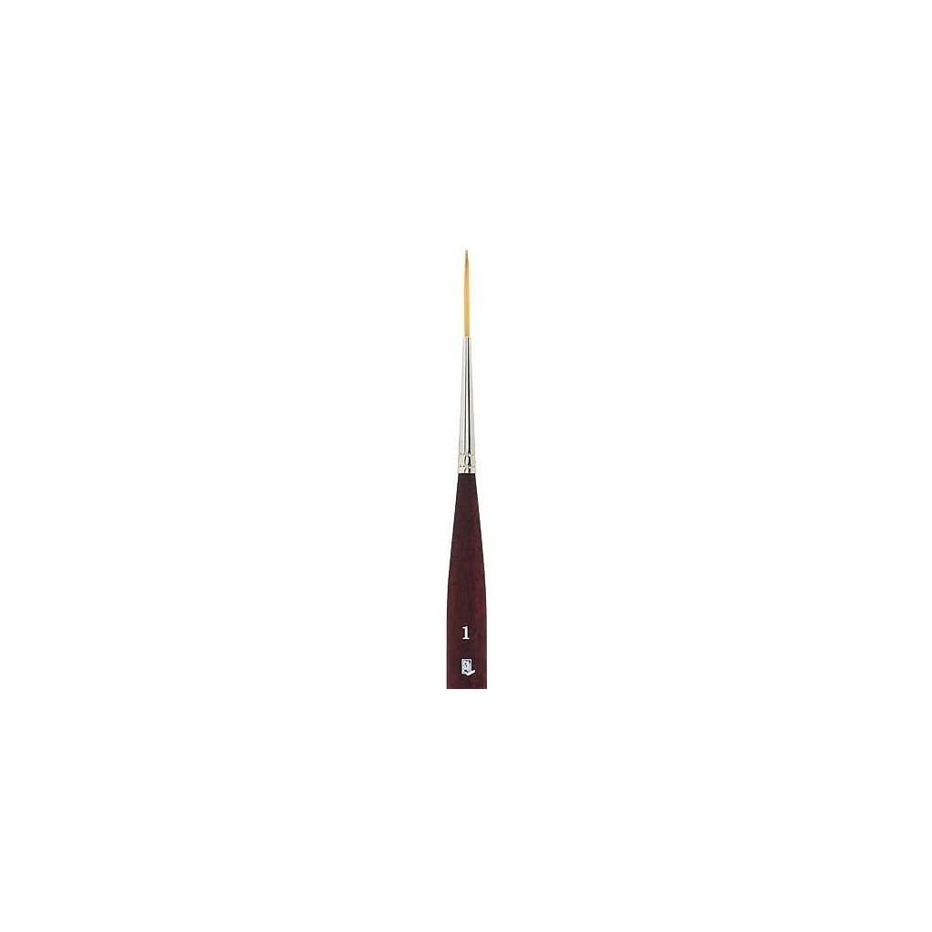 Princeton Series 3950 Velvetouch Luxury Synthetic Blend Brush - Mini-Liner - Short Handle - Size: 1
