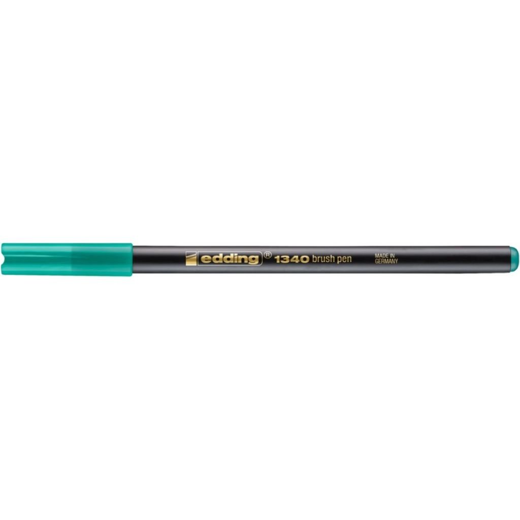 Edding 1340 Fiber Tip Brush Pens - Green (004)
