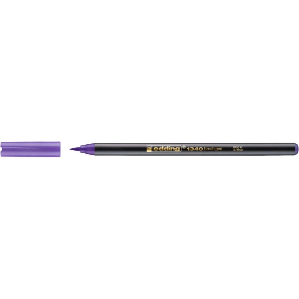 Edding 1340 Fiber Tip Brush Pens - Violet (008)