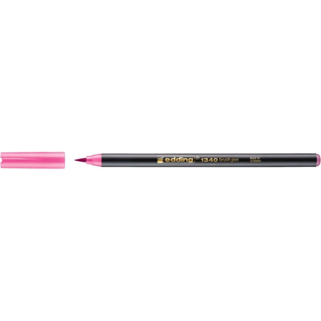 Edding 1340 Fiber Tip Brush Pens - Pink (009)