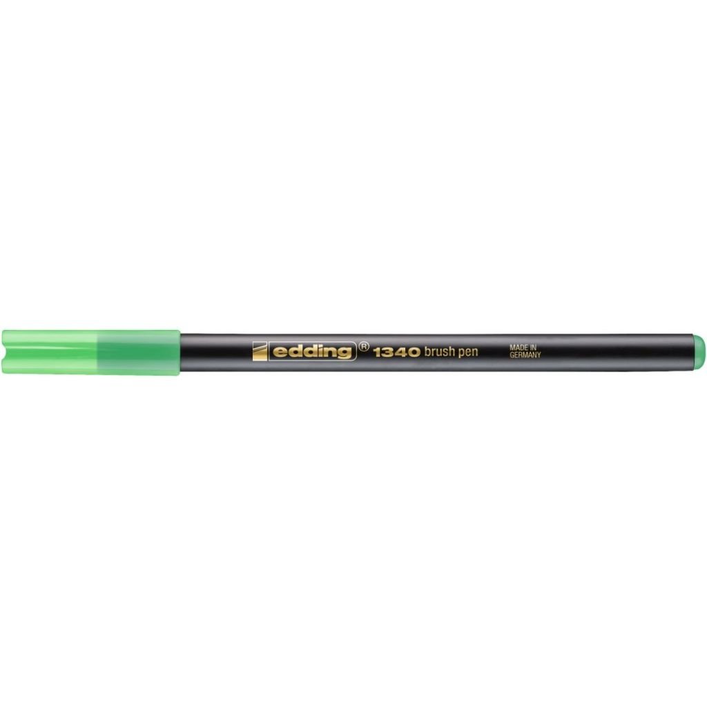 Edding 1340 Fiber Tip Brush Pens - Light Green (011)