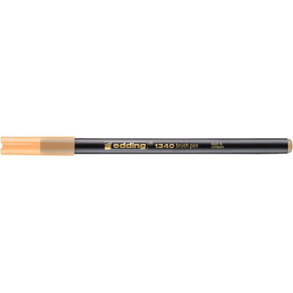 Edding 1340 Fiber Tip Brush Pens - Light Orange (016)