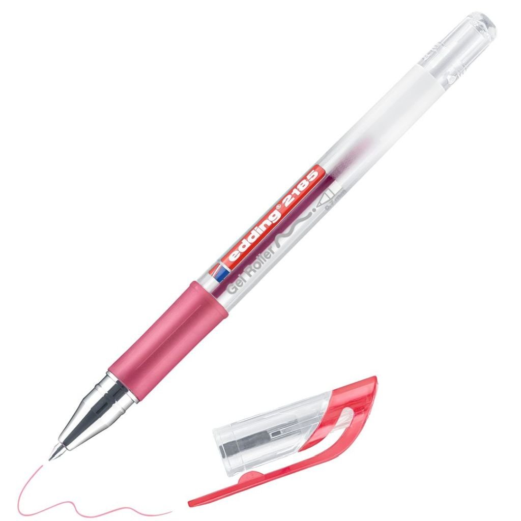Edding 2185 Gel Ink - Rollerball Pen - 0.7 MM - Red (002)
