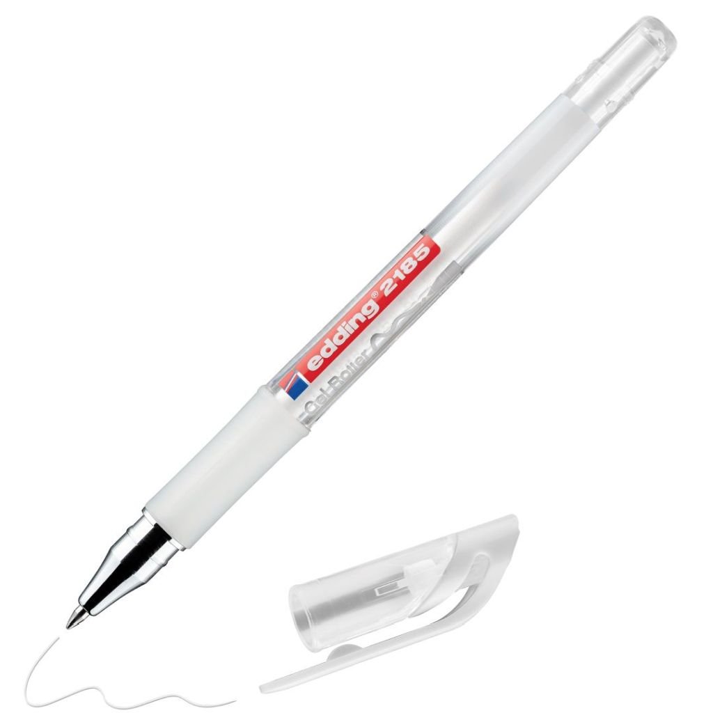 Edding 2185 Gel Ink - Rollerball Pen - 0.7 MM - White (049)