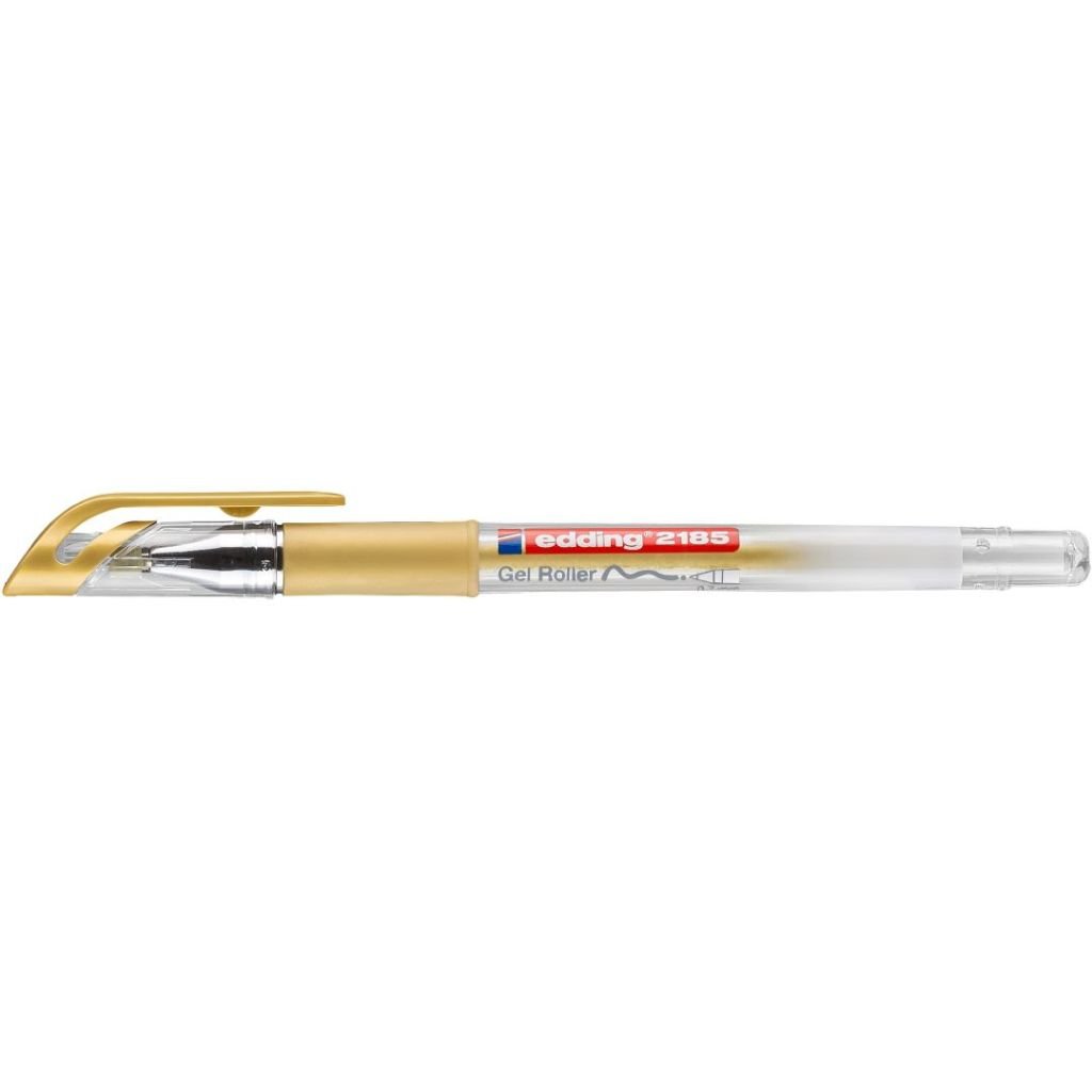 Edding 2185 Gel Ink - Rollerball Pen - 0.7 MM - Gold (053)