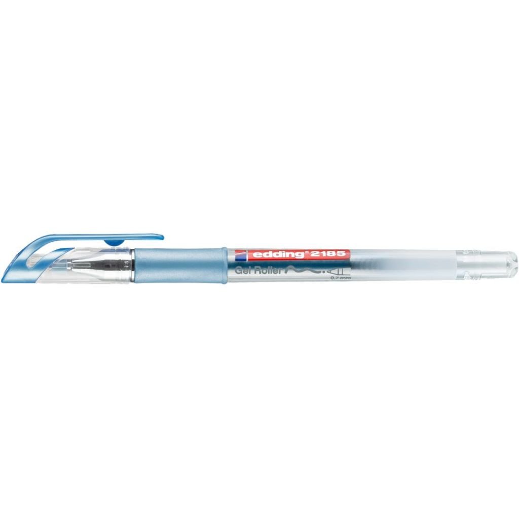 Edding 2185 Gel Ink - Rollerball Pen - 0.7 MM - Blue Metallic (073)