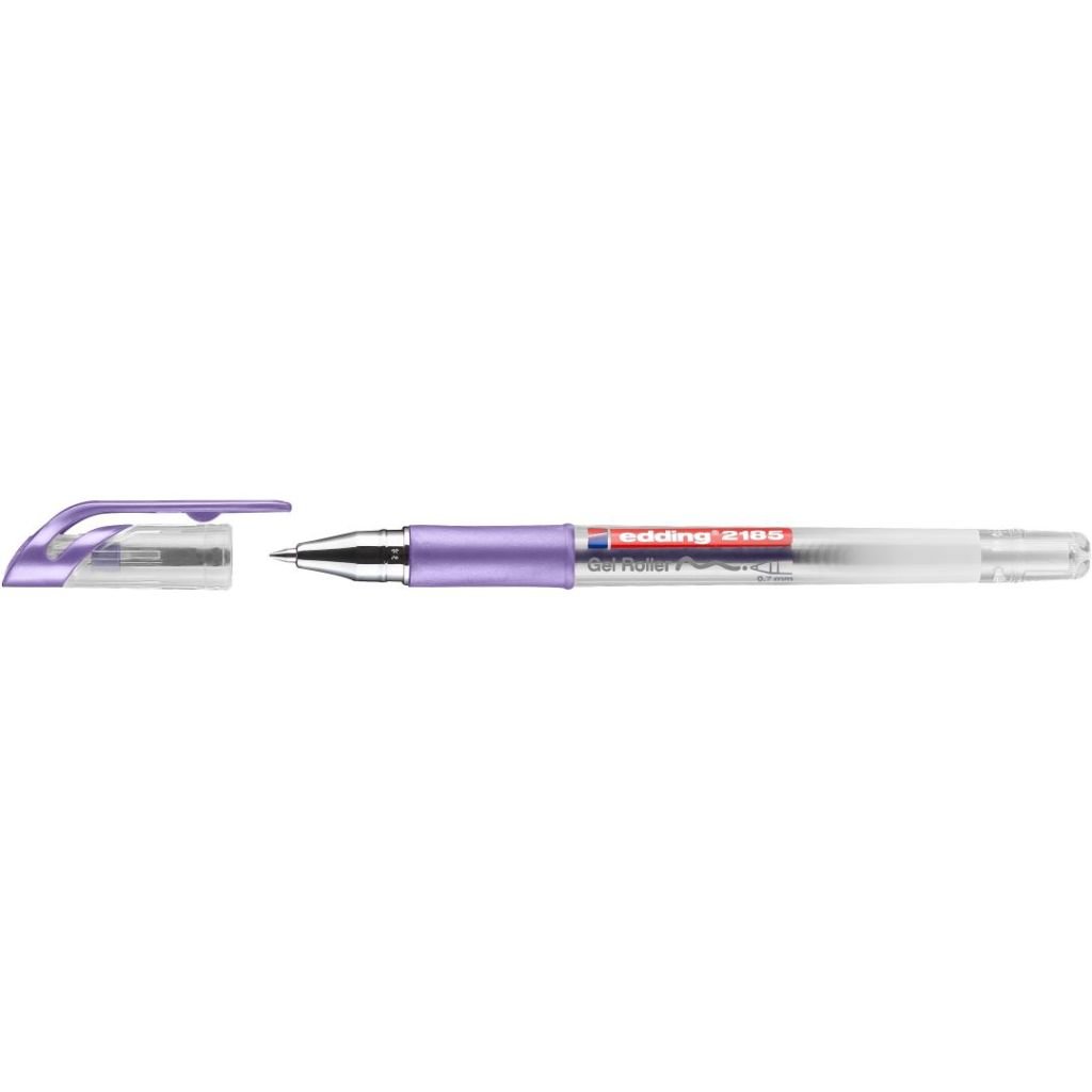 Edding 2185 Gel Ink - Rollerball Pen - 0.7 MM - Violet Metallic (078)