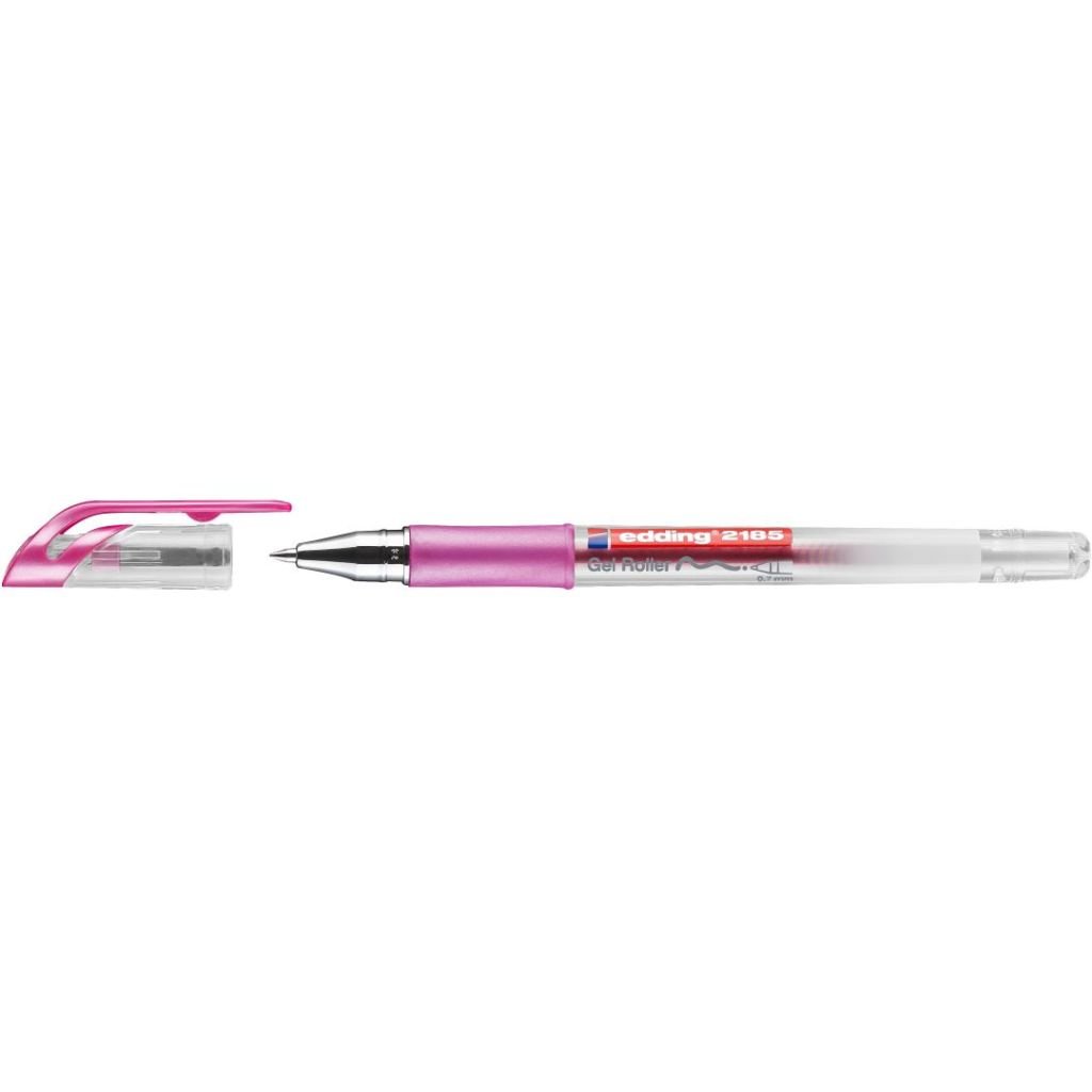 Edding 2185 Gel Ink - Rollerball Pen - 0.7 MM - Pink Metallic (079)