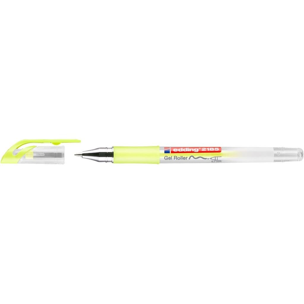Edding 2185 Gel Ink - Rollerball Pen - 0.7 MM - Pastel Yellow (135)