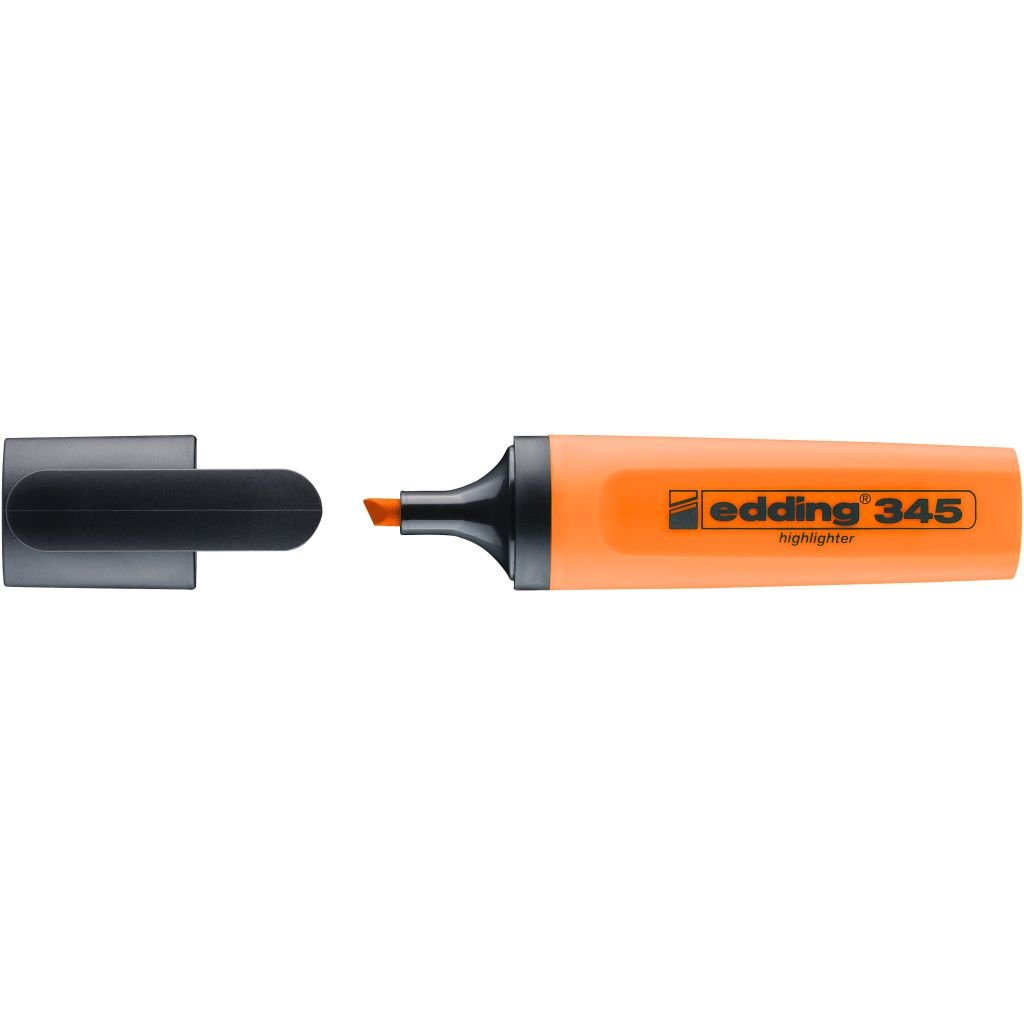 Edding 345 Highlighter Pen - Chisel Tip ( 2 - 5 MM ) - Orange (006)