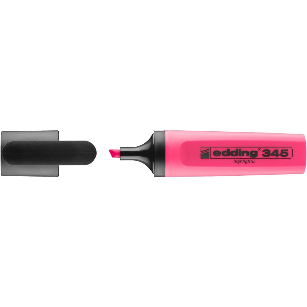 Edding 345 Highlighter Pen - Chisel Tip ( 2 - 5 MM ) - Pink (009)