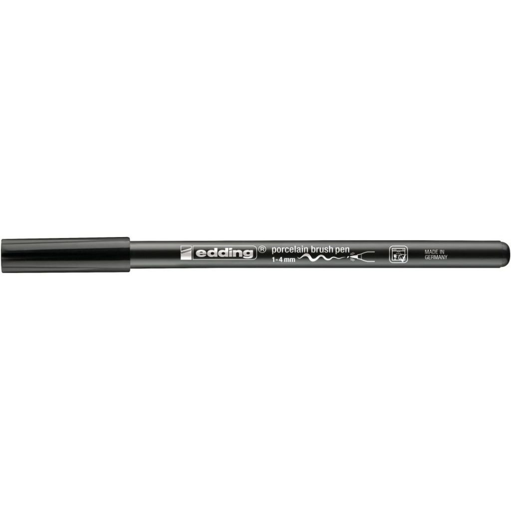 Edding Porcelain 4200 Brush Pen (1 - 4 MM) - Black (001)