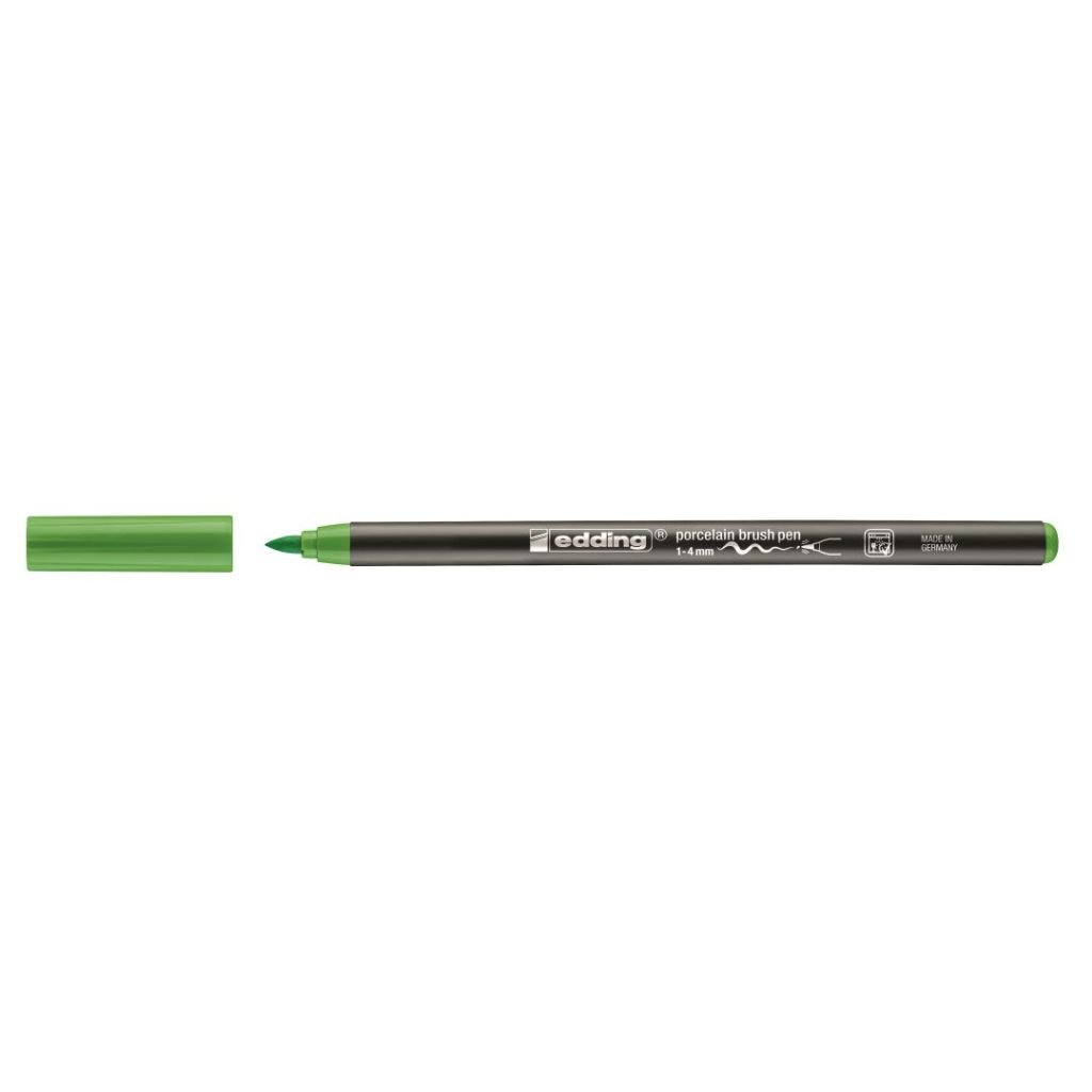 Edding Porcelain 4200 Brush Pen (1 - 4 MM) - Light Green (011)