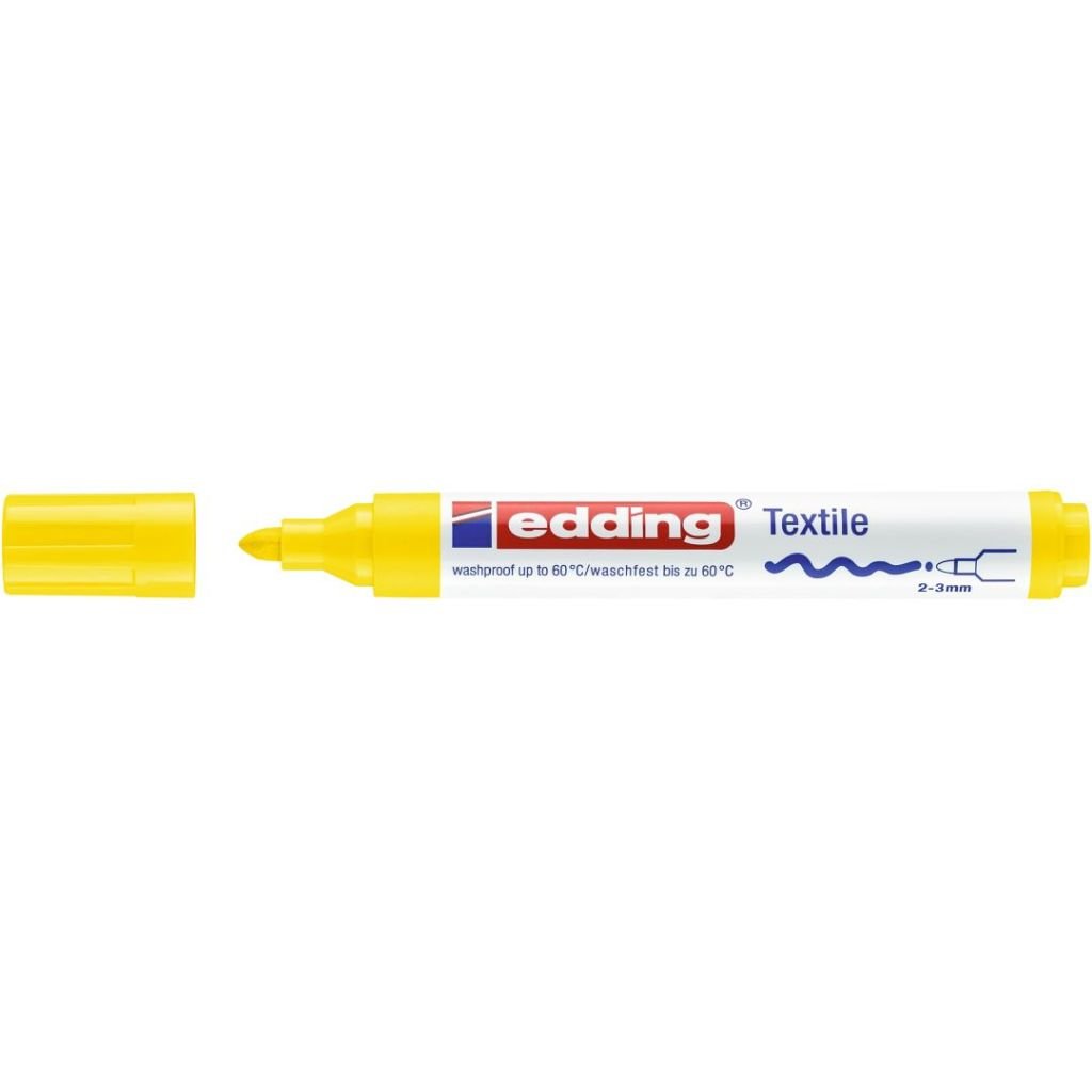 Edding 4500 Textile Marker (2 - 3 MM) - Yellow (005)