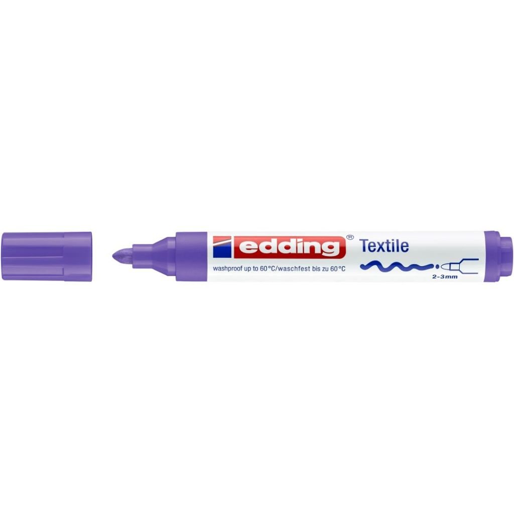 Edding 4500 Textile Marker (2 - 3 MM) - Neon Violet (068)