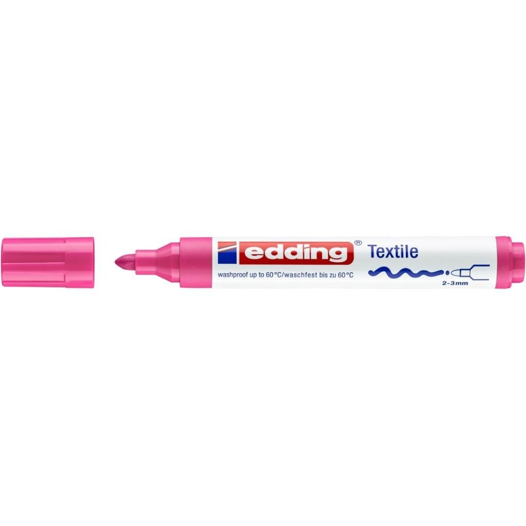 Edding 4500 Textile Marker (2 - 3 MM) - Neon Pink (069)
