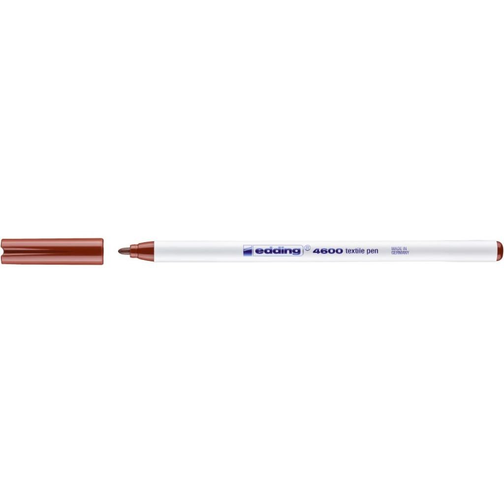 Edding Textile Pen 4600 - 1 MM - Brown (007)