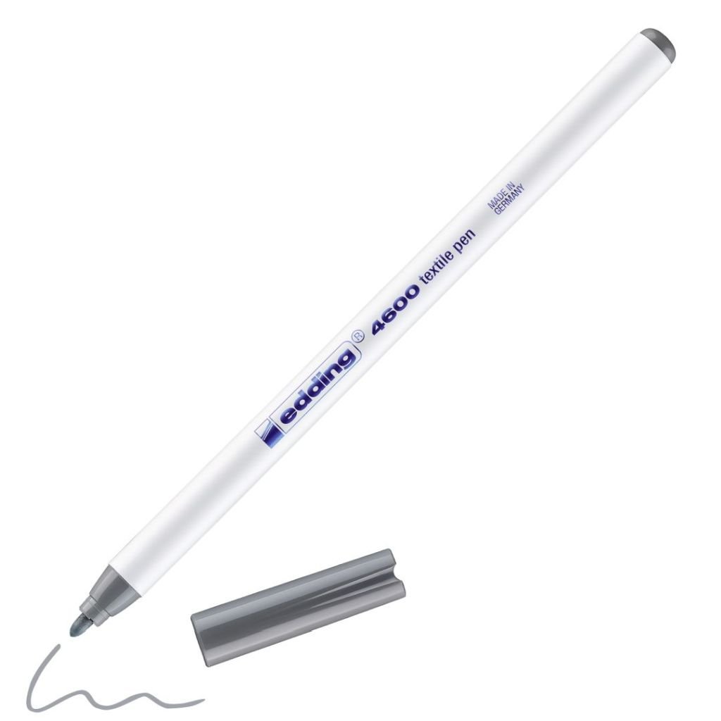 Edding Textile Pen 4600 - 1 MM - Grey (012)