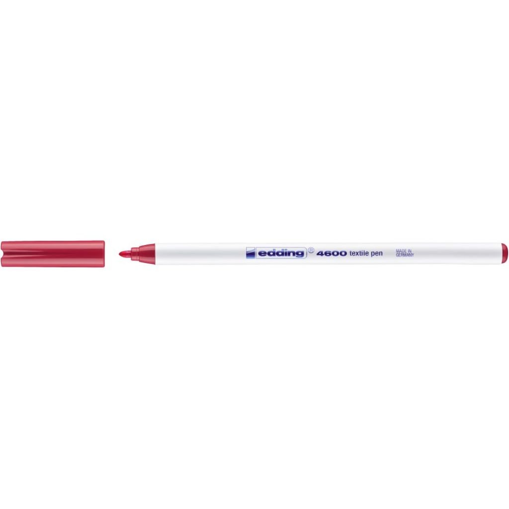 Edding Textile Pen 4600 - 1 MM - Carmine Red (019)