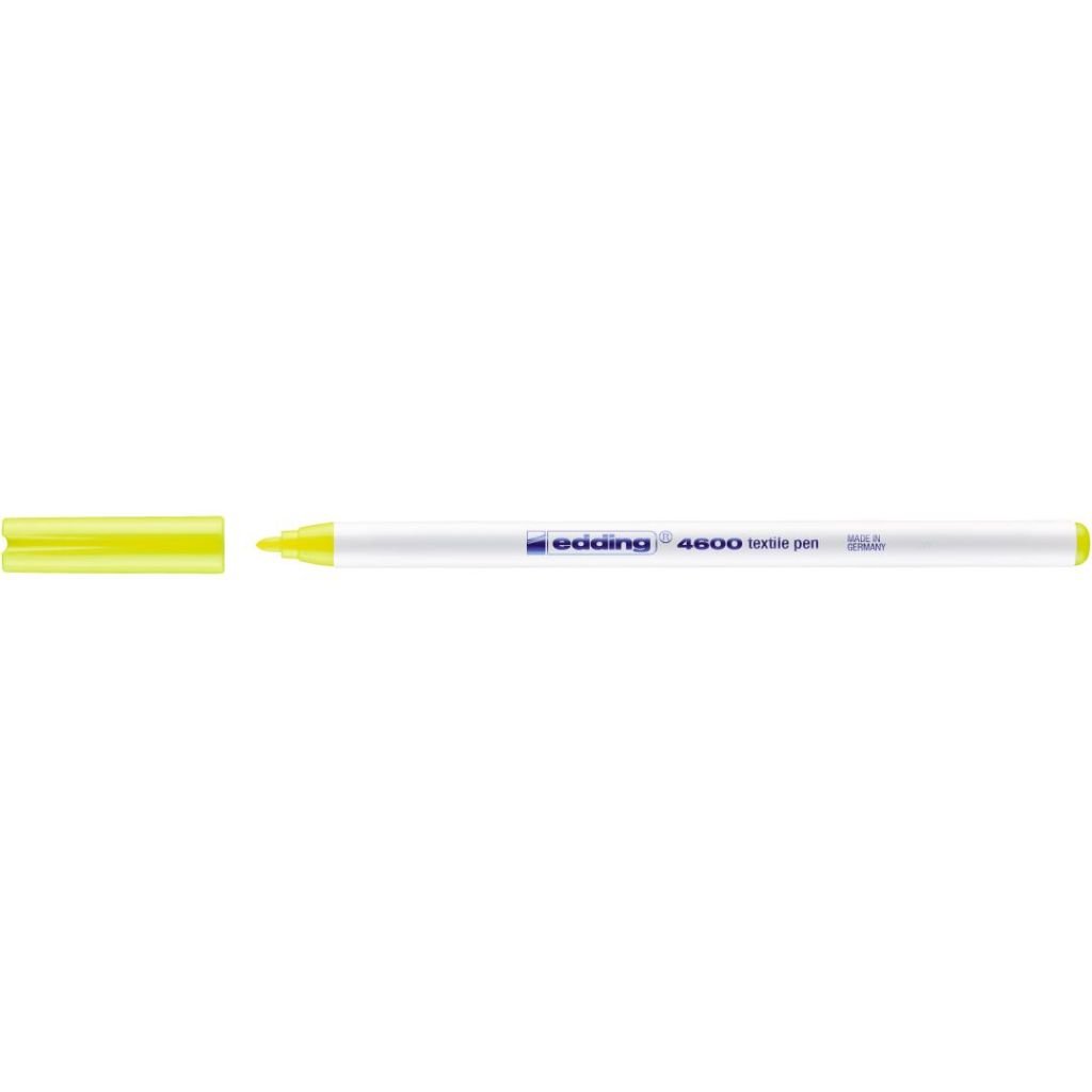 Edding Textile Pen 4600 - 1 MM - Neon Yellow (065)