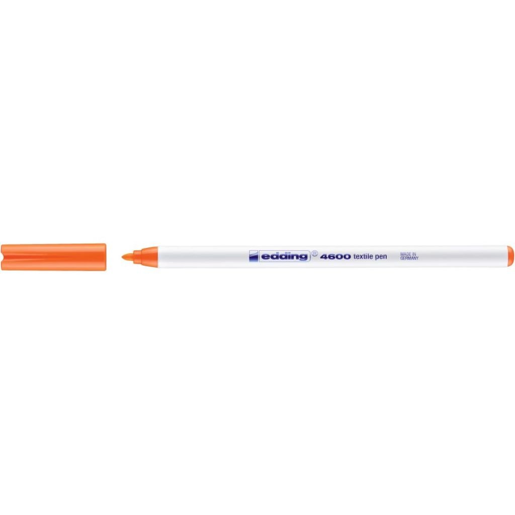 Edding Textile Pen 4600 - 1 MM - Neon Orange (066)