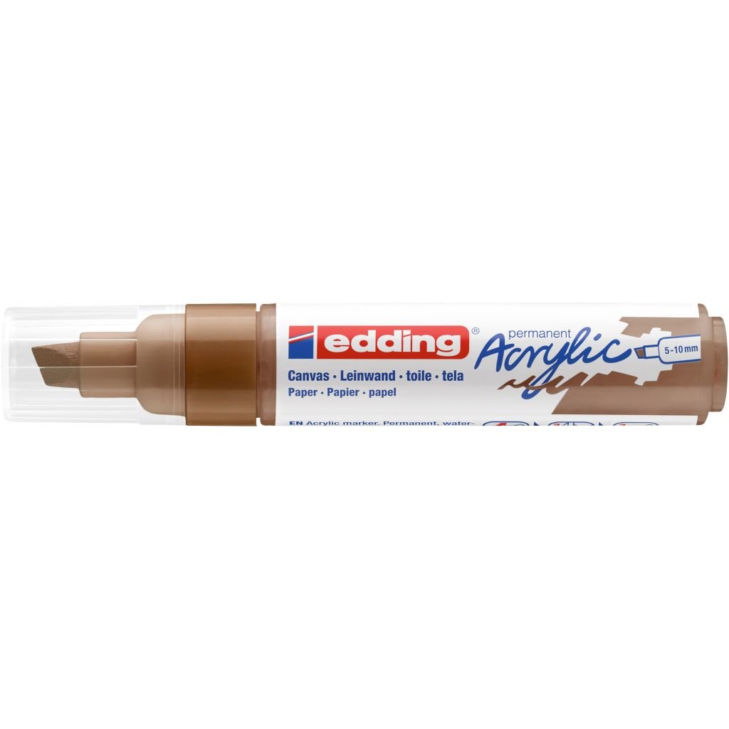 Edding 5000 Acrylic Paint Marker - Hazel (919) Broad - Chisel Nib (5 - 10 MM)