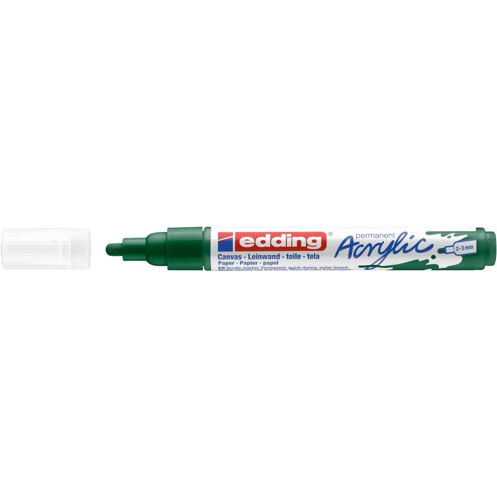 Edding 5100 Acrylic Paint Marker - Moss Green (904) Medium Round Tip (2 - 3 MM)