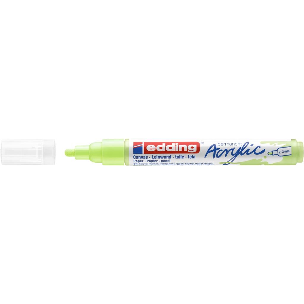 Edding 5100 Acrylic Paint Marker - Pastel Green (917) Medium Round Tip (2 - 3 MM)