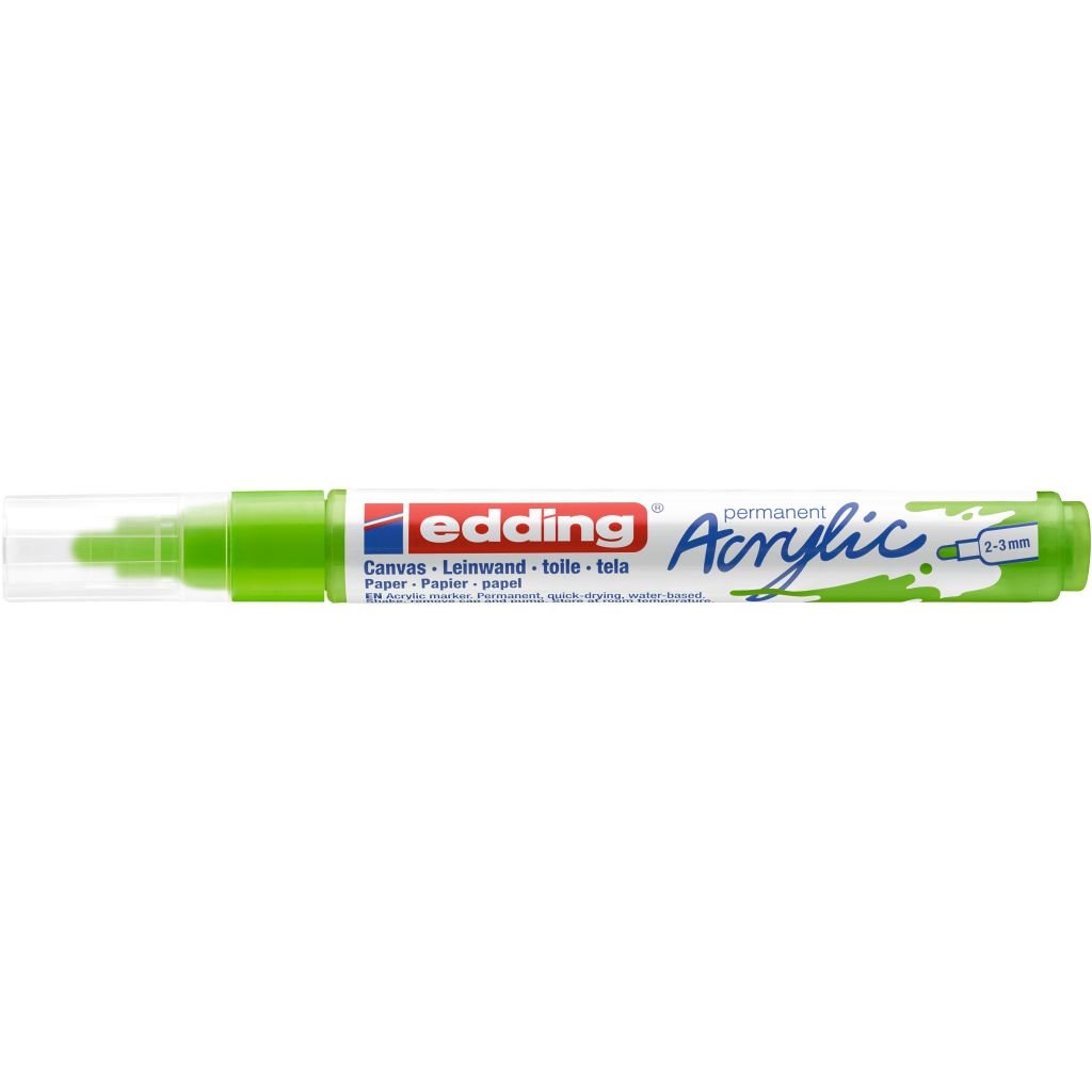 Edding 5100 Acrylic Paint Marker - Yellow Green (927) Medium Round Tip (2 - 3 MM)
