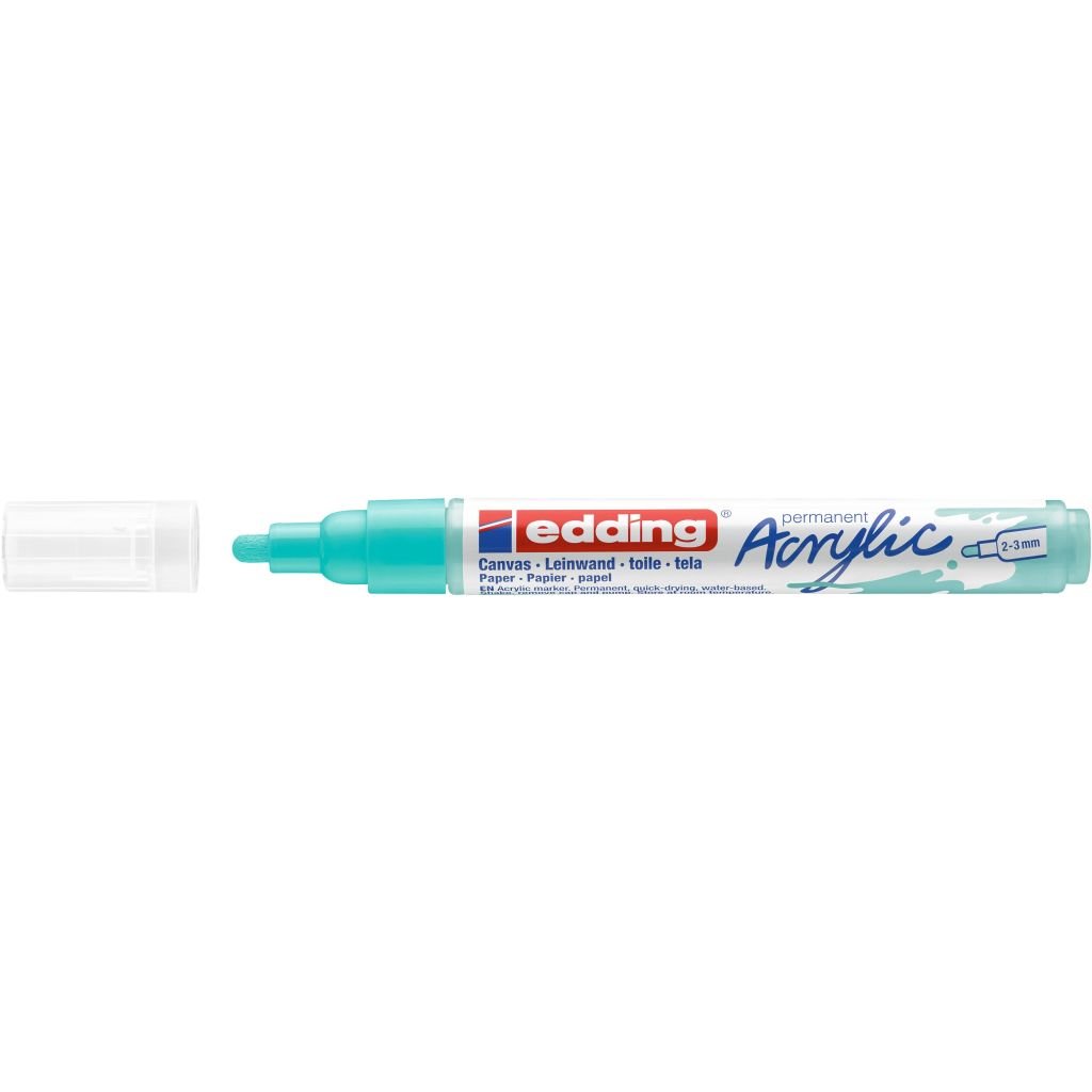 Edding 5100 Acrylic Paint Marker - Opulent Turquoise (934) Medium Round Tip (2 - 3 MM)