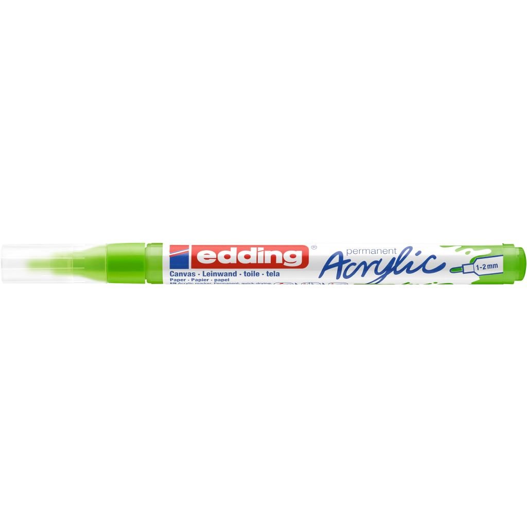 Edding 5300 Acrylic Paint Marker - Yellow Green (927) Fine Round Tip (1 - 2 MM)