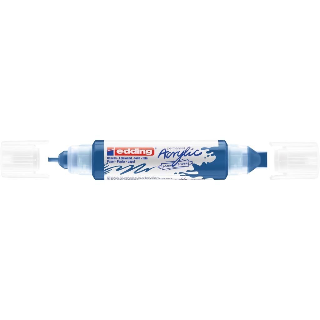 Edding 5400 Acrylic Double Ended Paint Marker - Gentian Blue (903)