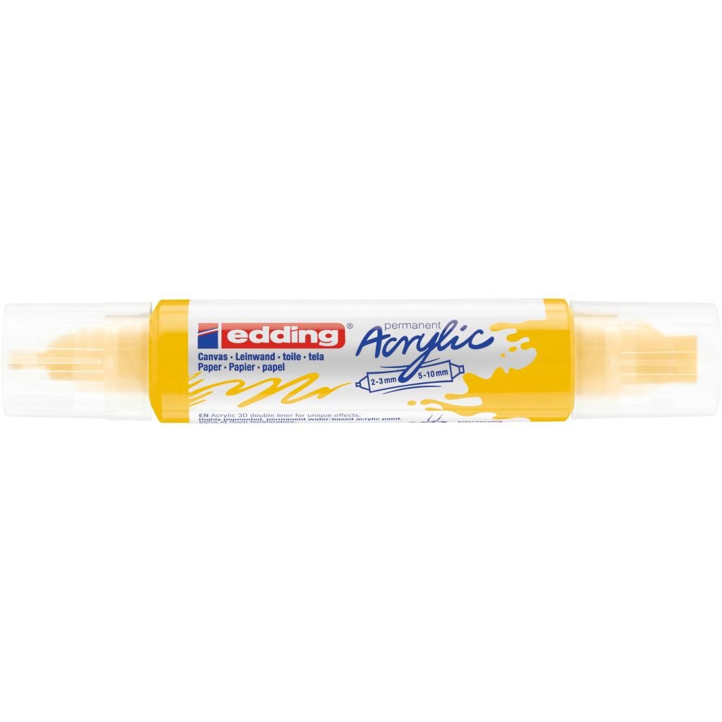 Edding 5400 Acrylic Double Ended Paint Marker - Traffic Yellow (905)