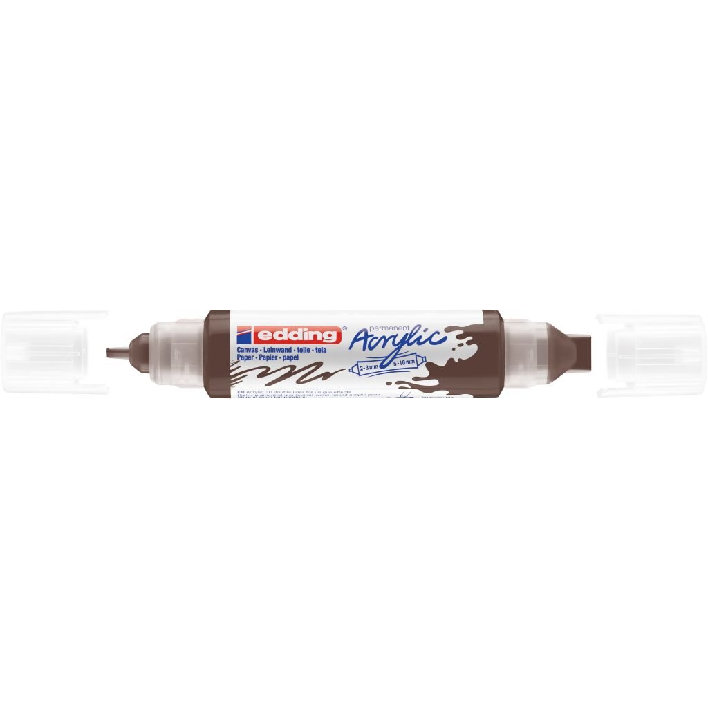 Edding 5400 Acrylic Double Ended Paint Marker - Chocolate Brown (907)