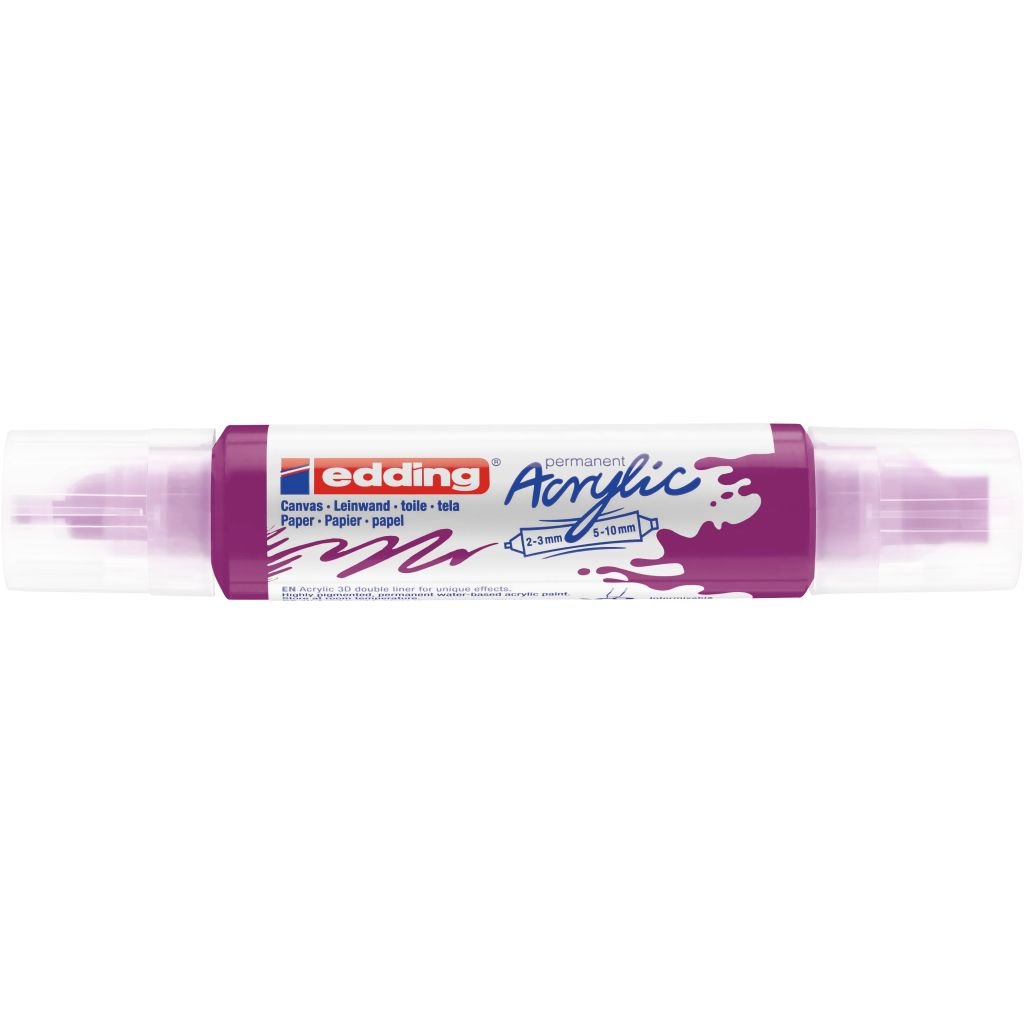 Edding 5400 Acrylic Double Ended Paint Marker - Berry (910)