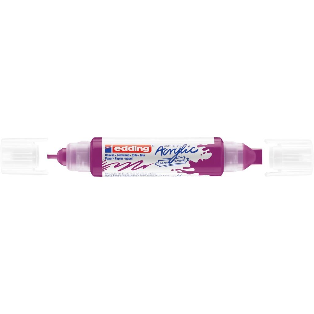 Edding 5400 Acrylic Double Ended Paint Marker - Berry (910)