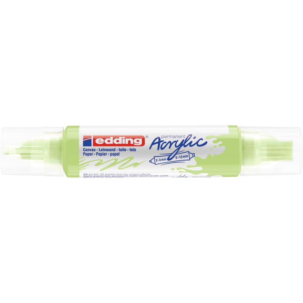 Edding 5400 Acrylic Double Ended Paint Marker - Pastel Green (917)