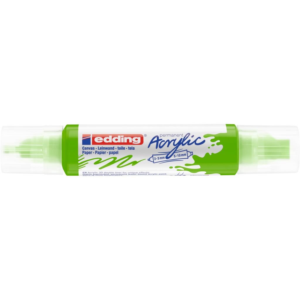 Edding 5400 Acrylic Double Ended Paint Marker - Yellow Green (927)