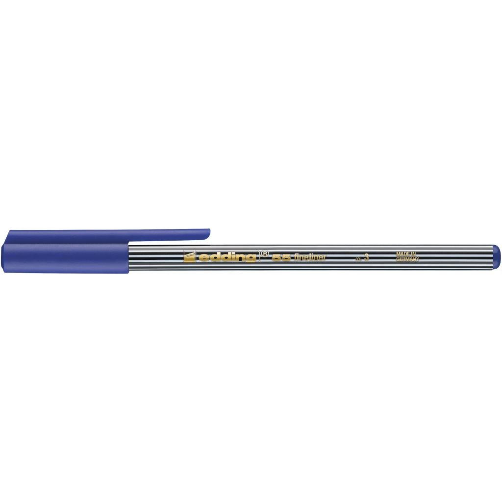 Edding 55 Fineliner Marker - Blue (003) 0.3 MM