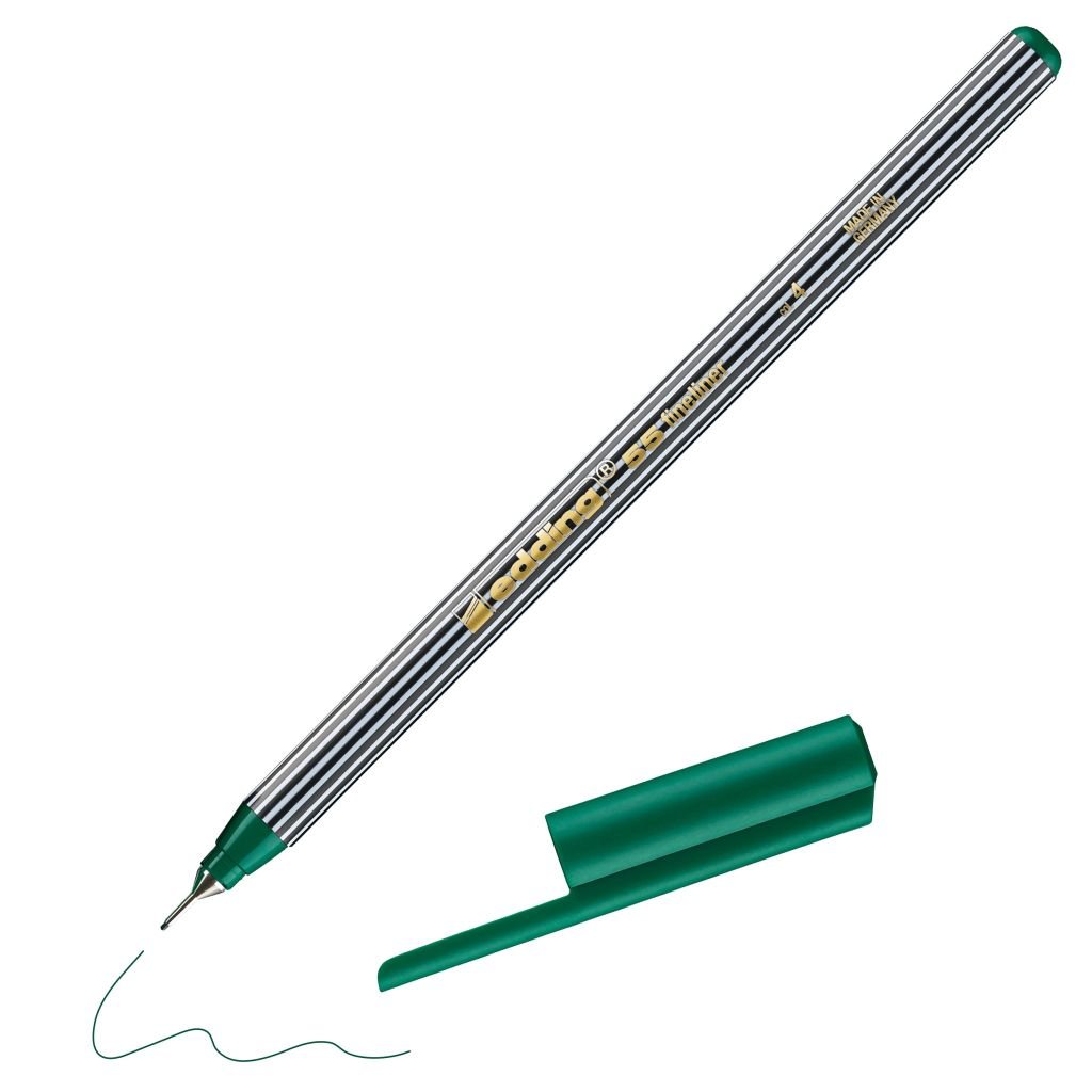 Edding 55 Fineliner Marker - Green (004) 0.3 MM