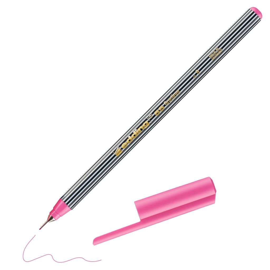 Edding 55 Fineliner Marker - Pink (009) 0.3 MM