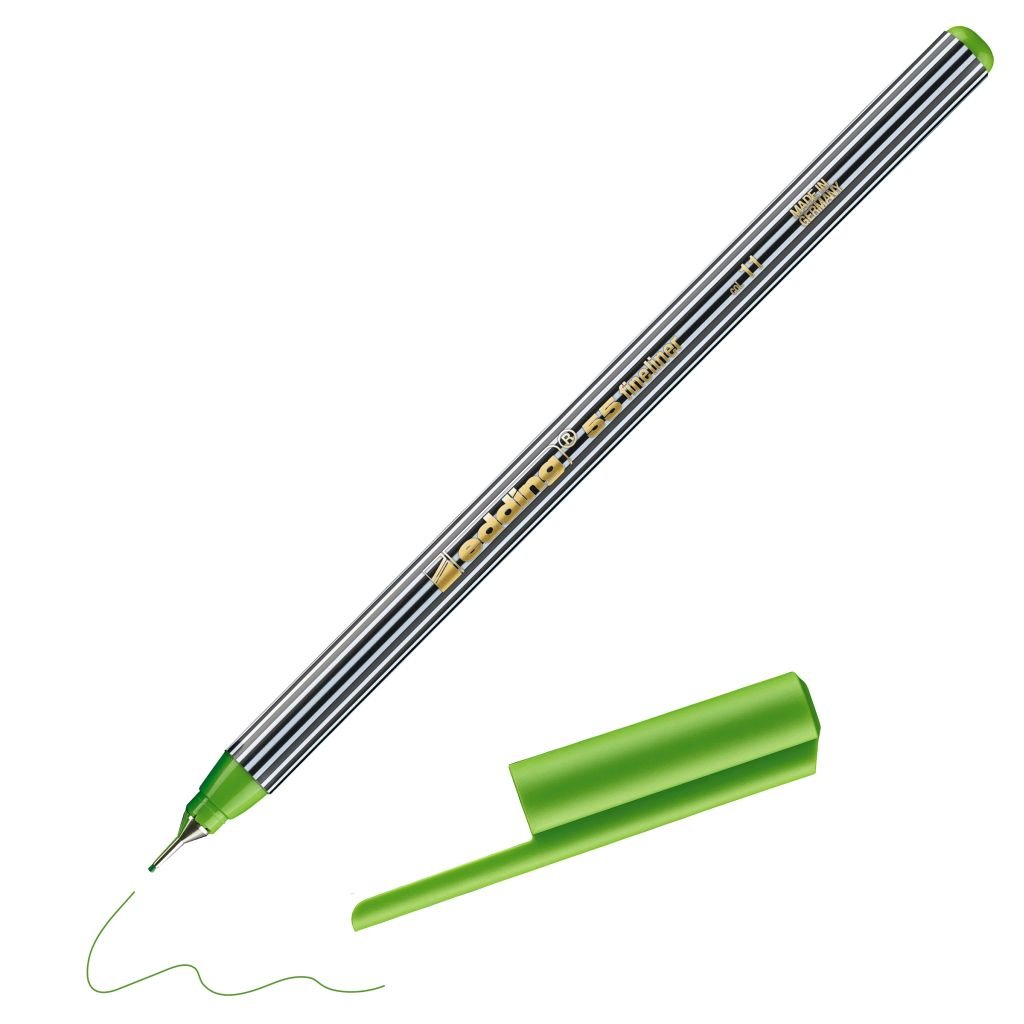 Edding 55 Fineliner Marker - Light Green (011) 0.3 MM
