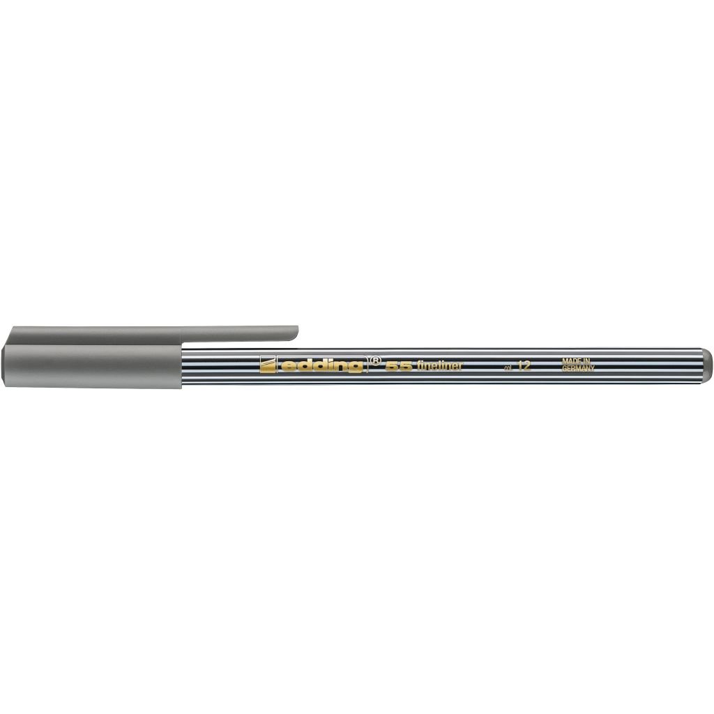 Edding 55 Fineliner Marker - Grey (012) 0.3 MM