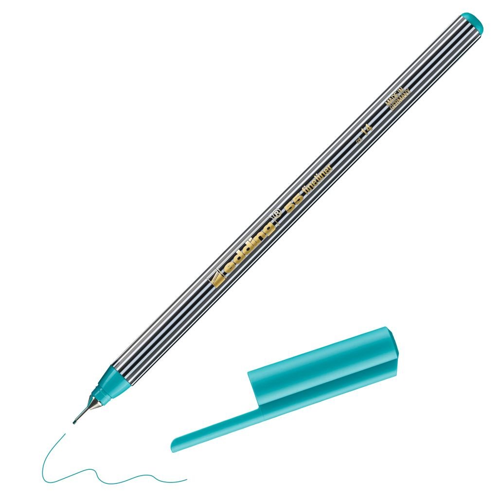 Edding 55 Fineliner Marker - Turquoise (014) 0.3 MM