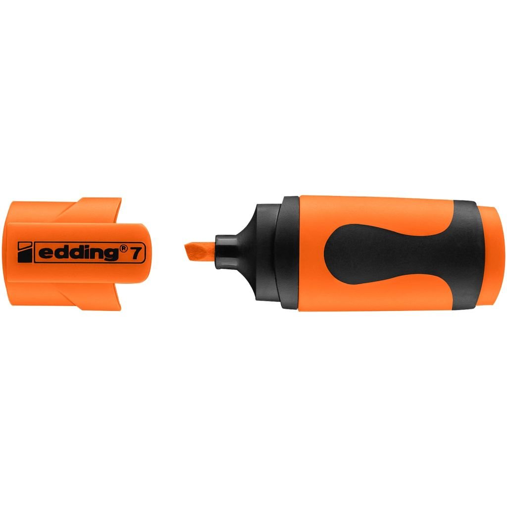 Edding 7 Mini Highlighter Pen - Chisel Tip ( 1 - 3 MM ) - Neon Orange (066)