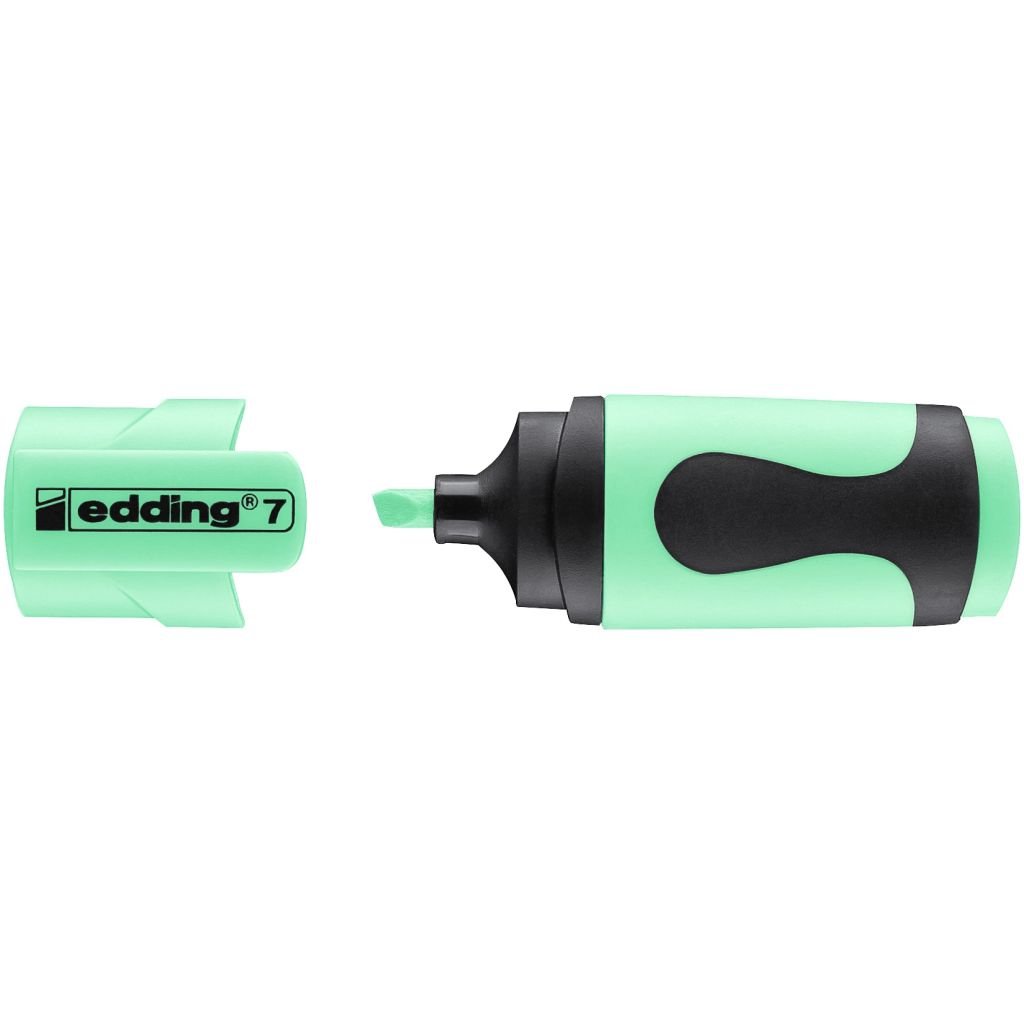 Edding 7 Mini Highlighter Pen - Chisel Tip ( 1 - 3 MM ) - Pastel Green (137)