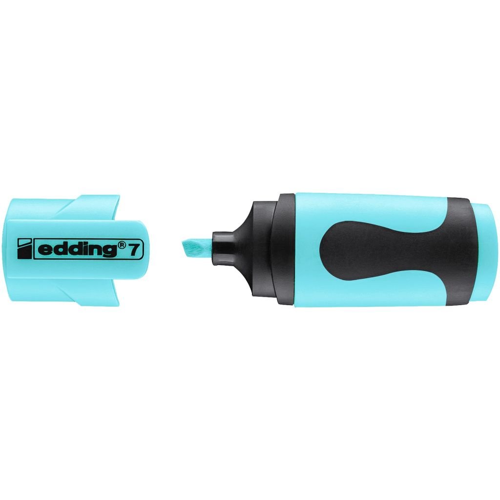 Edding 7 Mini Highlighter Pen - Chisel Tip ( 1 - 3 MM ) - Pastel Blue (139)