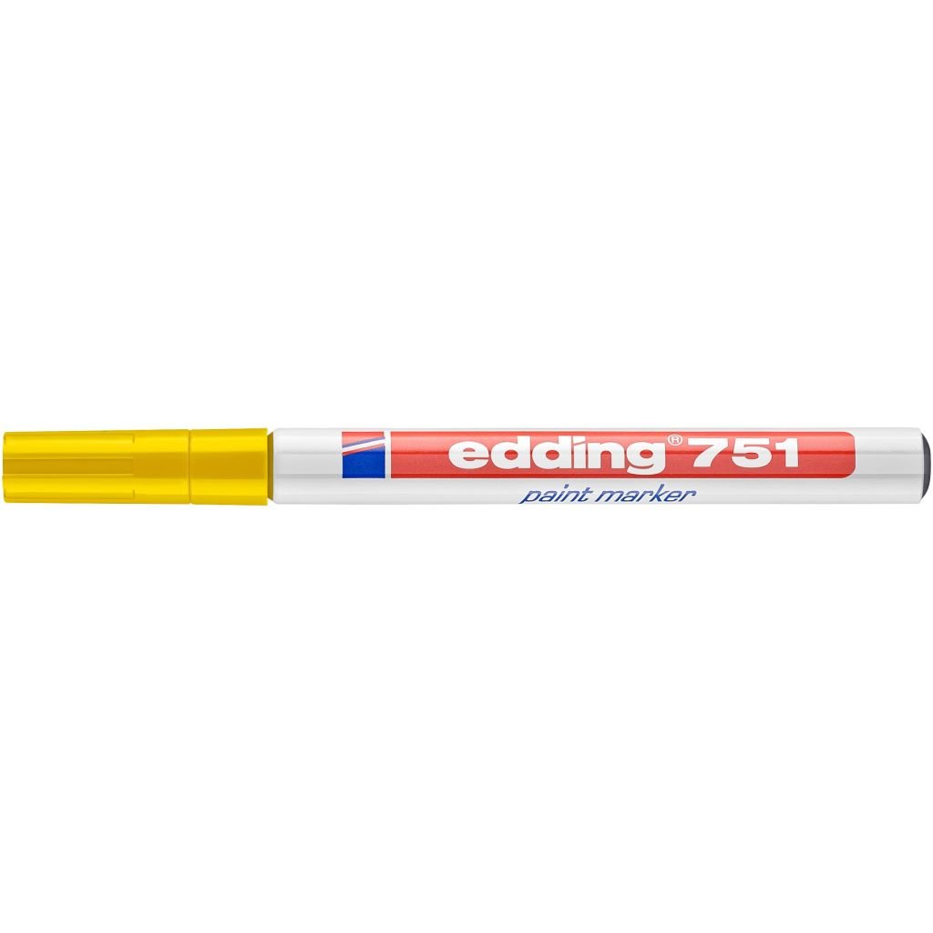 Edding 751 Gloss Paint Marker - Yellow (005) Medium - Round Nib (1 - 2 MM)