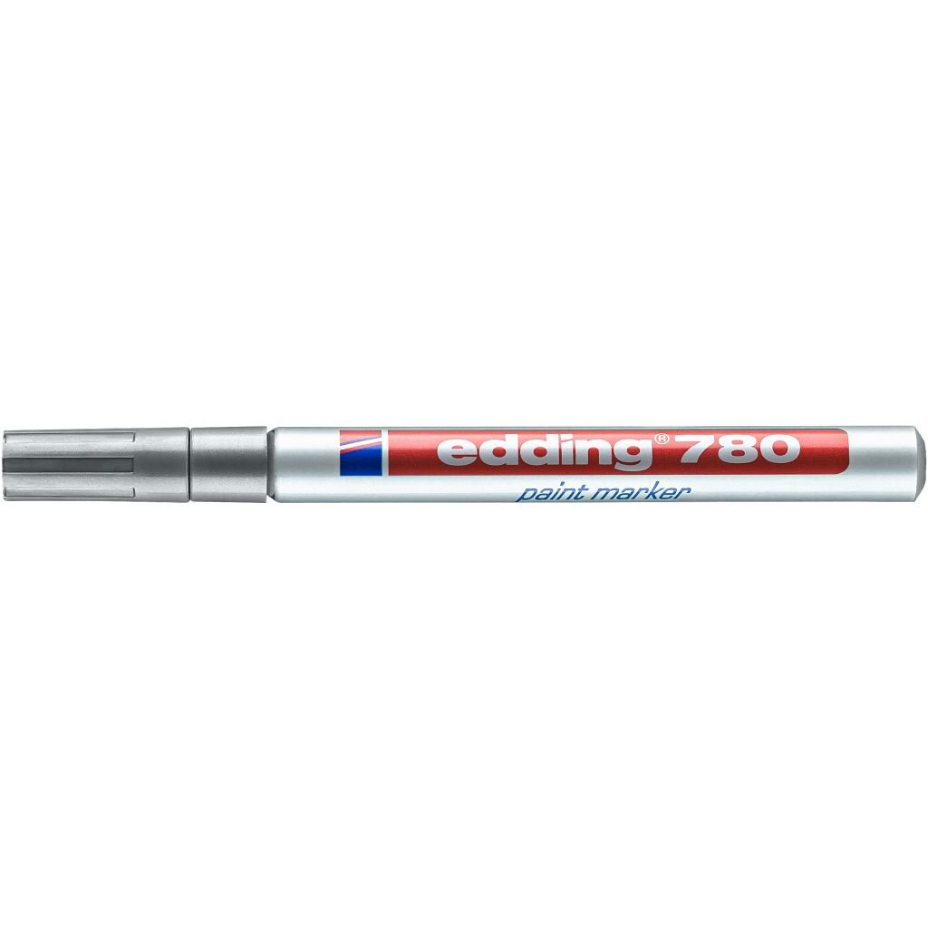Edding 780 Gloss Paint Marker - Silver (054) Fine - Round Nib (0.8 MM)
