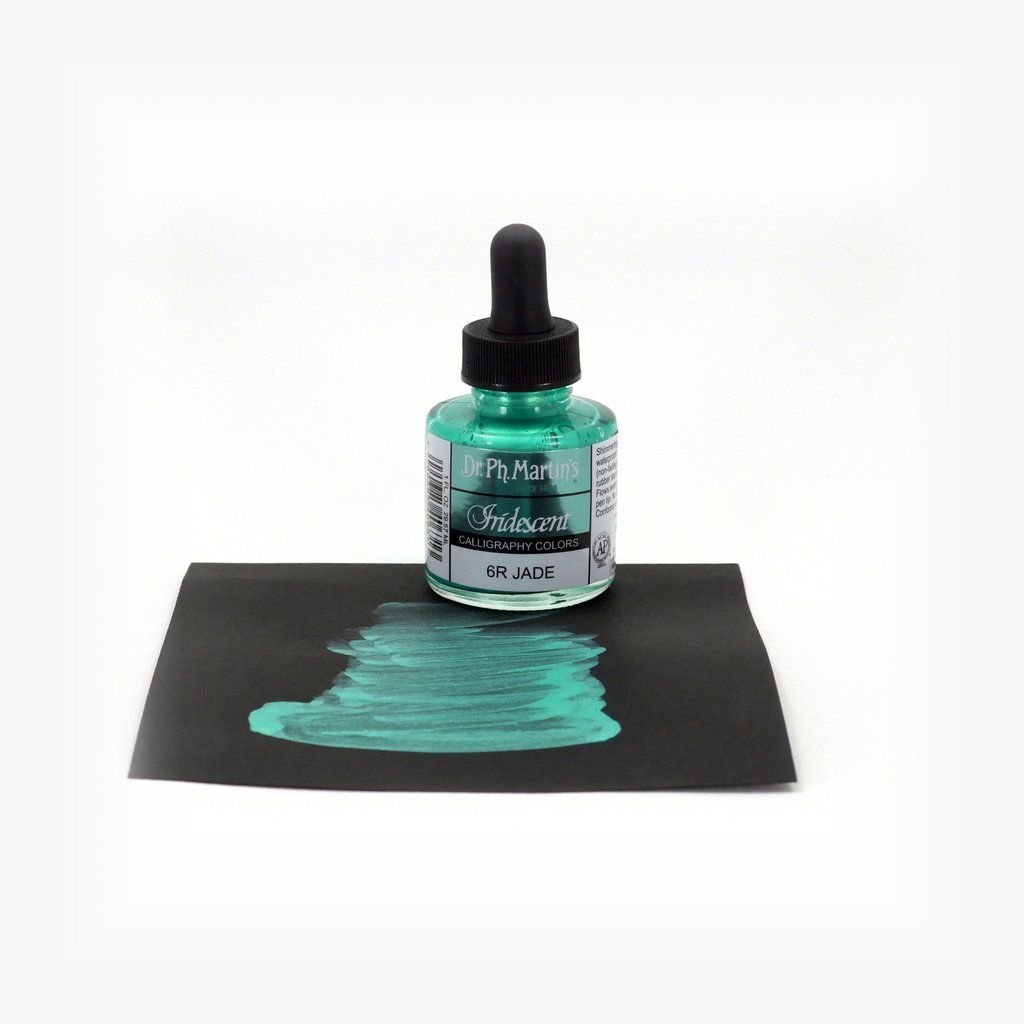 Dr. Ph. Martin's Iridescent Calligraphy Colors Paint - 30 ML Bottle - Jade (6R)